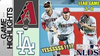 Los Angeles Dodgers vs Arizona Diamondbacks NLDS [FULL GAME 2] October 09, 2023  MLB Postseason 2023