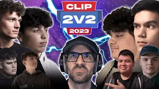 I REACTED TO EVERY CLIP 2V2 BATTLE!