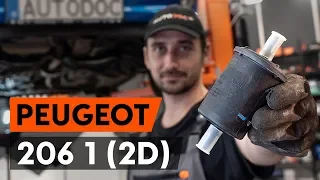 How to change fuel filter PEUGEOT 206 1 (2D) [TUTORIAL AUTODOC]