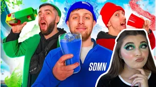 SIDEMEN DRINK ONE COLOUR FOR 24 HOURS CHALLENGE (REACTION!!)