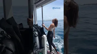 Momen Celana Gisel Melorot saat Wawancara Usai Diving, Cuek Cuma Terlilit Handuk