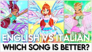 Winx Club Transformation Songs: ENGLISH VS ITALIAN | Which Is Better?