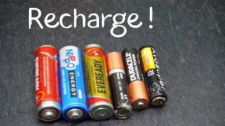 how to recharge 1.5v everyday  battery  very easy method