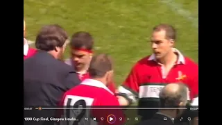 1998 Rugby Cup Final at Murrayfield, Glasgow Hawks VS Kelso