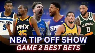 NBA Playoffs Picks & Predictions | Suns vs Timberwolves | Pacers vs Bucks | NBA Tipoff Show 4/23/24