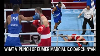 HEAVY PUNCH OF EUMER MARCIAL TO KNOCKOUT DARCHINYAN #TOKYOOLYMPICS2020