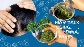 గోరింటాకు లో దీన్ని కలిపి జుట్టుకు అప్లై చేయండి | Natural #HENNA using Leaves| Herbal Hair Dye|