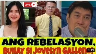 GOOD NEWS!! FULL VIDEO LIVE! BUHAY NGA SI JOVELYN GALLENO!!/ tommy abeli