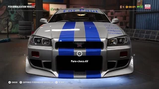 Need for Speed Payback | Nissan Skyline GT-R R34 Customization Gameplay