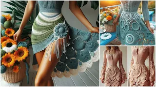 Most Beautiful 🌹Ladies Crochet Dress 👗 2024 (share ideas) #knitted #knitting #crochet