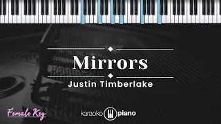 Mirrors - Justin Timberlake (KARAOKE PIANO - FEMALE KEY)