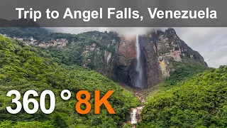 Путешествие к водопаду Анхель, Венесуэла. Водопад Анхель и окрестности. 360 видео с воздуха в 8К