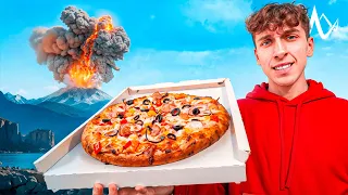 Ho Consegnato Una Pizza Su Un Vulcano Attivo