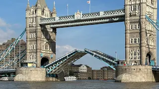 LONDON TOWER BRIDGE OPENING AND CLOSING [4K HDR]2023