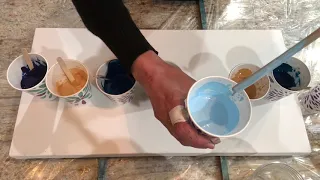 #52. Out Of The Blue.  Traditional pour with amazing results!!