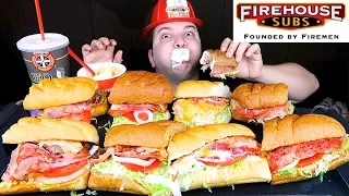 My First Time Trying Firehouse Subs • MUKBANG