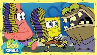 Episodio de 5 minutos | Chocolate con nueces | Bob Esponja en Español