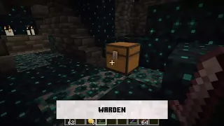 Warden clip from Minecraft live