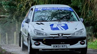 AGBO Stages Rally 2024 SS8 Matt Chapman & Kevin Ablitt P.206 Cup