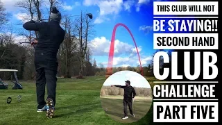 This club will NOT BE STAYING! Golfbidder Second Hand Club Challenge - Rick vs Pete - Part Five