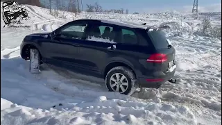 😱🥶 Volkswagen Touareg 7p 3.0 TDI 245hp 4Motion Snow Test Drifting Off-Road