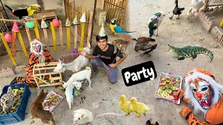 Aj Apna Sab Pets Ko Party Da Di 🥳