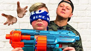 Угадай НЕРФ на ОЩУПЬ!!! Нерф Челлендж! #NerfShow 🎬