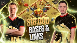 $18,000 GOLDEN TICKET WINNING BASES + LINK | CWL / WAR BASES | TOWNHALL 16 | CLASH OF CLANS