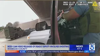 Body-cam footage released in deadly deputy-involved shooting in Riverside County