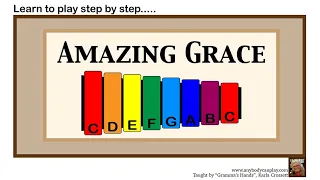 Learn to play Amazing Grace on a xylophone