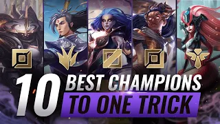 10 BEST Champions To ONE-TRICK For EVERY ROLE - League of Legends Season 10