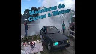 Manobras de carros e motos no  Rancho palmital em Garuva-SC