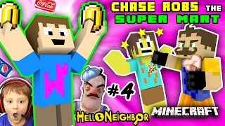 HELLO NEIGHBOR MINECRAFT ROBBERY GROCERY STORE! Kid Steals Money & Food (FGTEEV Vending Machines Mod