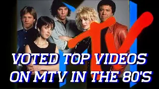 The 50 Top voted videos of the MTV 80s Do you agree?? #topvideos #mtv #80smusic