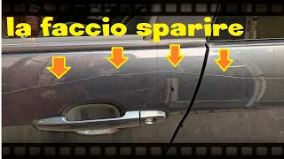 Come eliminare graffi dalla carrozzeria - rigature della vernice auto