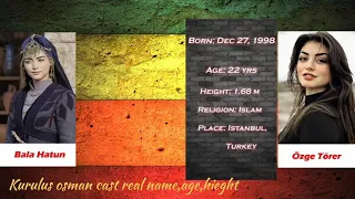 kurulus osman cast real name age and height.