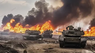 Russian T-90A Crew Panic! Brutal M1A2 ABRAMS ambush in Kherson is inevitable | look what happened!