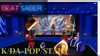 Beat Saber || K/DA - POP/STARS  (League of Legends) Mixed Reality-Expert+