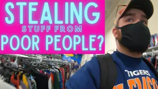 Flipping Thrift Store Items For A Profit...Stealing From Poor People?