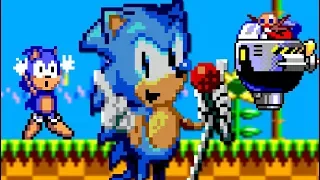 Sonic the Hedgehog (Master System) All Bosses (No Damage)
