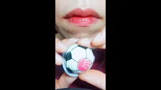 asmr FOOTBALL GUMMY JELLY 축구공젤리 eating sound