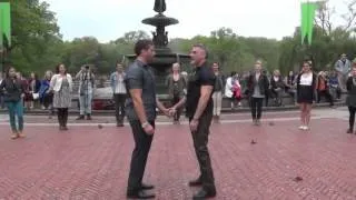 Carl and Drews Flash Mob Marriage Proposal in Central Park_clip0