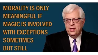 Dennis Prager has an embarrassingly simplistic view of morality