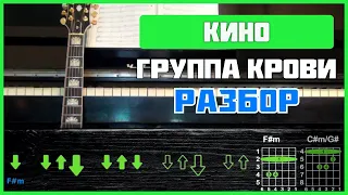 Подробный разбор на гитаре | Кино - Группа Крови