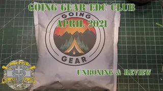 Going Gear EDC Club April 2021 - Unboxing & Review