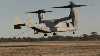 Marines conduct Helicopter Fast Rope Exercise