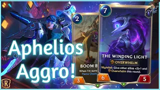 Going Aggro with APHELIOS PNZ! | Legends of Runeterra