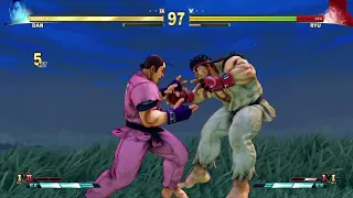 STREET FIGHTER V Dan vs Ryu