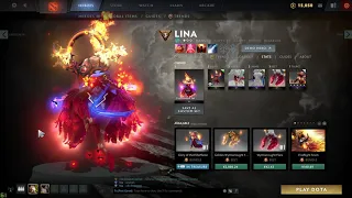 Dota 2 mix set of lina ti10