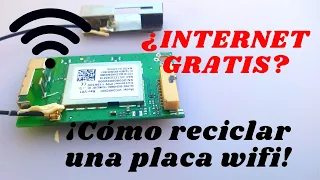 ¿INTERNET GRATIS? 👍 ¡APRENDE COMO RECICLAR UN MODULO DE WIFI!